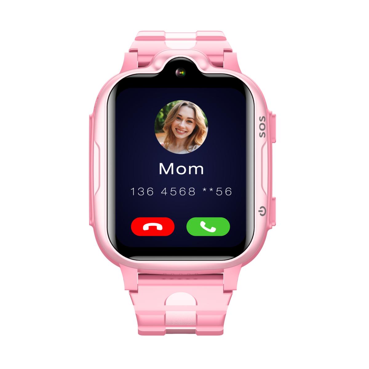 Montre Balise GPS Enfant à Ecran Tactile - Rose - Wonlex
